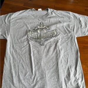 Harley-Davidson Light Gray Graphic Tee